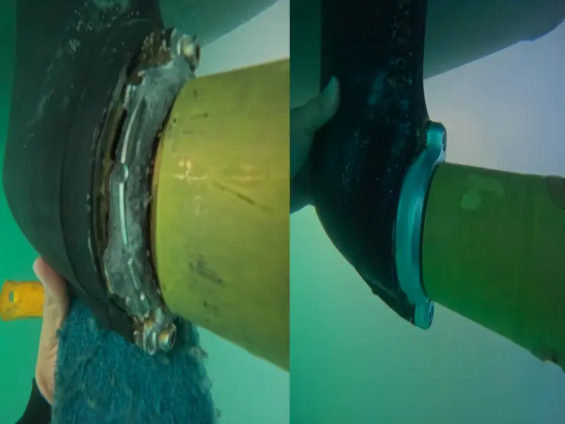 Cambios de anodos en el Puerto de Palma